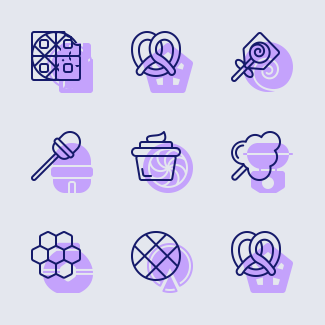 Sweets icons pack