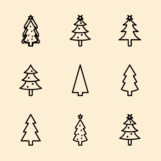 Christmas Tree icons pack