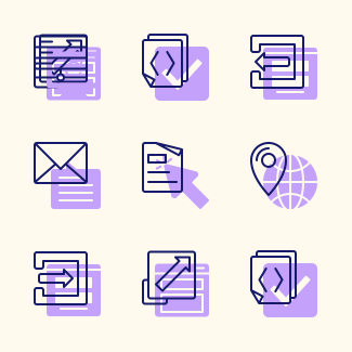 Website Interface icons pack