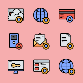 Data Protection icons pack