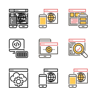 Web Design icons pack