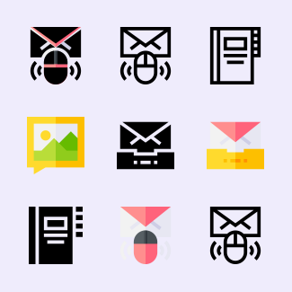 Communication icons pack