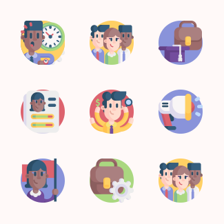 Job Promotion icons pack