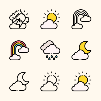 Weather icons pack