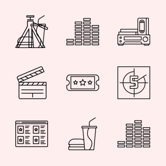 Cinemagic icons pack