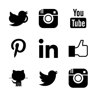 Social Solid icons pack
