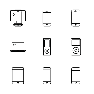 Apple Products icons pack