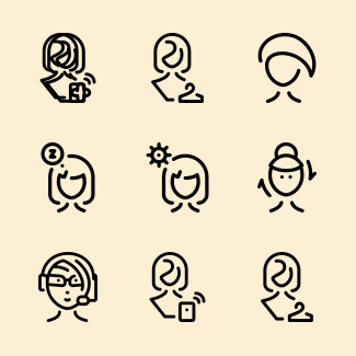 Ladies icons pack