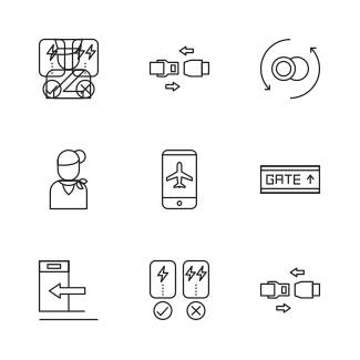 Airport & Transportation Vol.3 icons pack