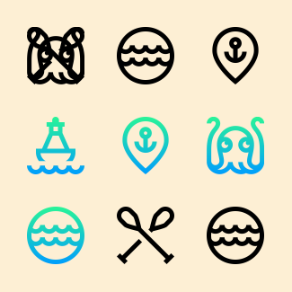 Sailor icons pack