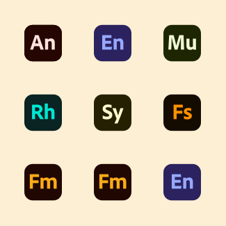 Adobe Family Software icons pack