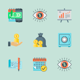 Finance and Banking (Free) icons pack