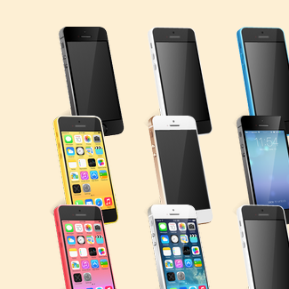 iPhone 5S & 5C icons pack
