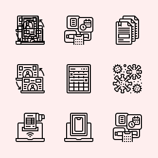 Work From Home icons pack
