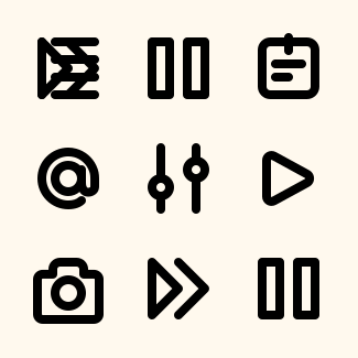 Phone interface icons pack