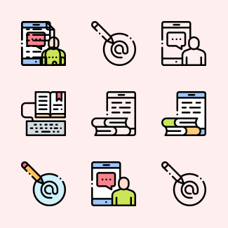 Online Learning icons pack