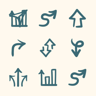 Arrow Doodle icons pack