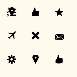 Black ToolBar Icons icons pack