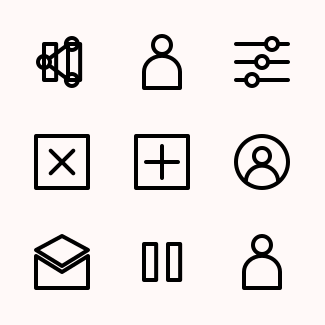 UI Line Pixel Perfect icons pack