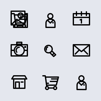UI (line) high quality icons pack