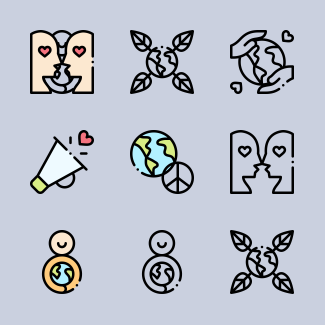 World love icons pack