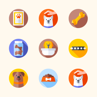 Dogs icons pack