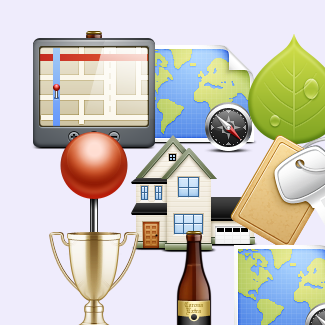 Location icons icons pack