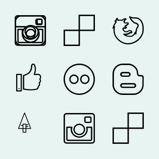 Social & Brands icons pack