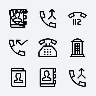 Phones icons pack