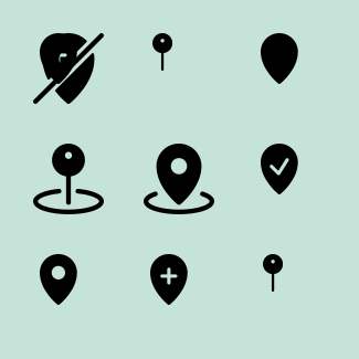 Location (Solid) icons pack