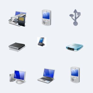 Vista Style Hardware & Devices icons pack
