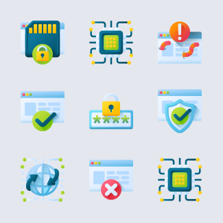 Cyber Security icons pack