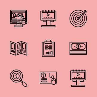 Marketing icons pack