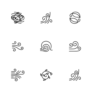 Wind icons pack