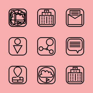 Name Card icons pack