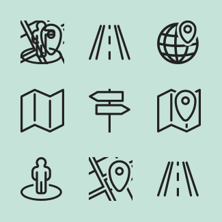 Map icons pack