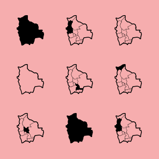 Bolivia Map icons pack
