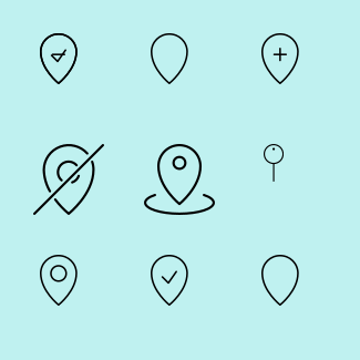 Location (Light) icons pack