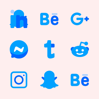 Social media icons pack