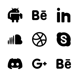 Social media icons pack