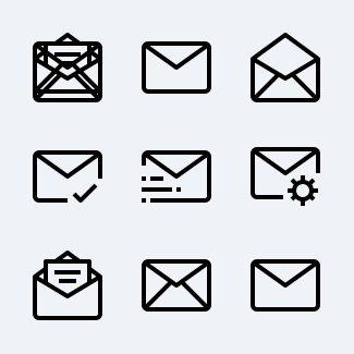 Communication and Message icons pack