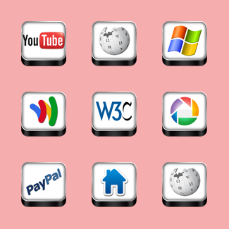 3D Social Media Icon Pack icons pack