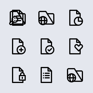 Files and Folders icons pack