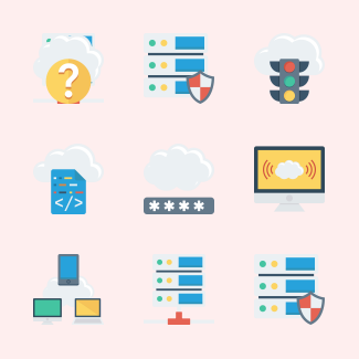Cloud Computing icons pack