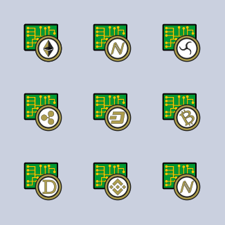 Currency Crypto icons pack