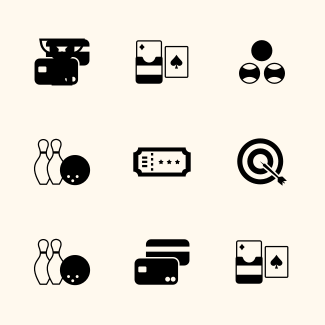 Casino Solid - Royal straight flush icons pack