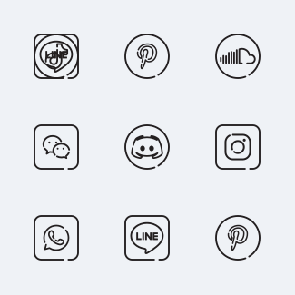 Social Media icons pack