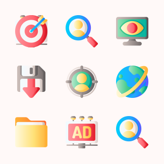 Marketing icons pack