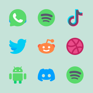 Social media icons pack