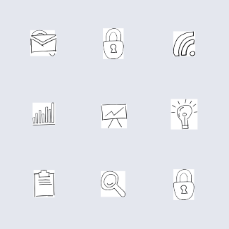 Business Handdrawn icons pack
